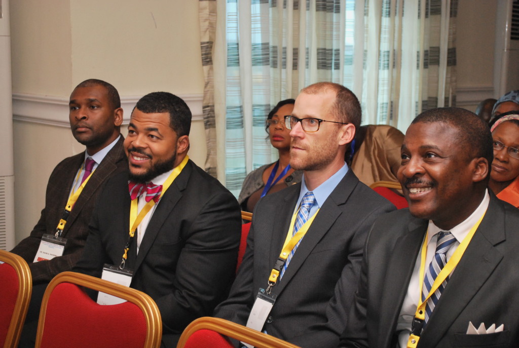 L-R: Workshop trainers: Dr Rahn Ravenell , Dr. William Harris, Dr. James Kinchsular and Chairman, Rainbow Specialist Medical Centre, Dr. David Isiavwe at the workshop