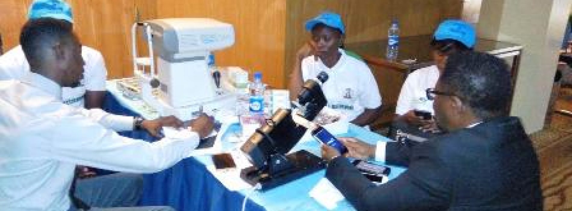 Bank, others launch free eye care for children
