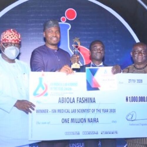 ISN rewards ‘Lab Scientists of The Year’ with N1m