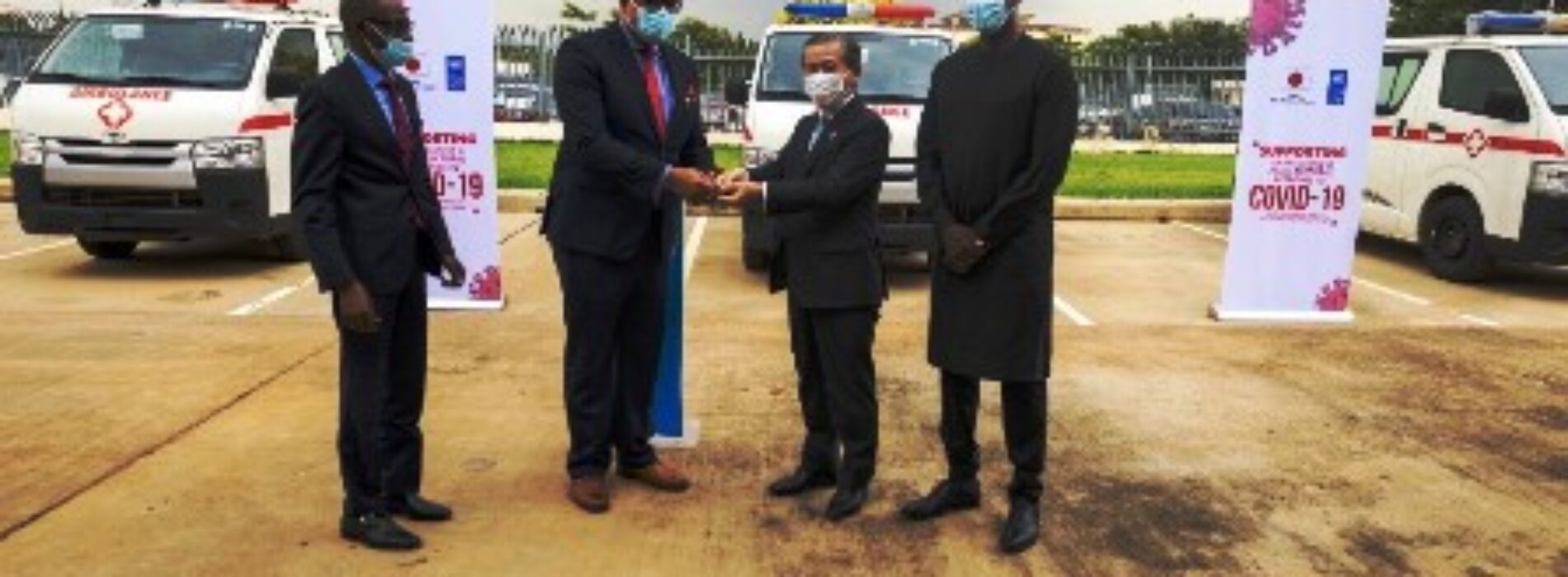 UNDP, Japan assist NCDC with ambulances to fight COVID-19