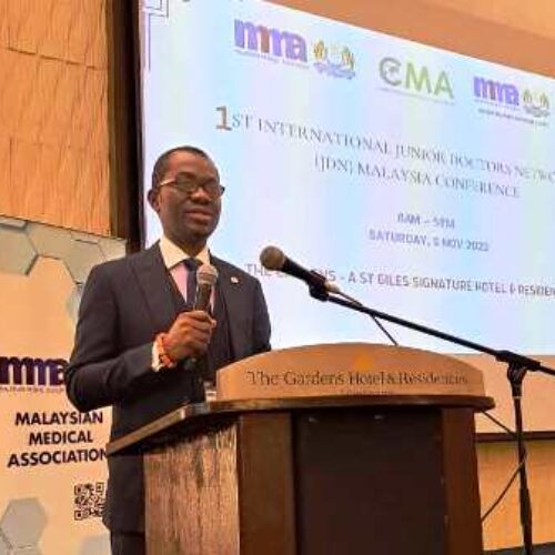 WMA President advocates empowerment of Junior doctors