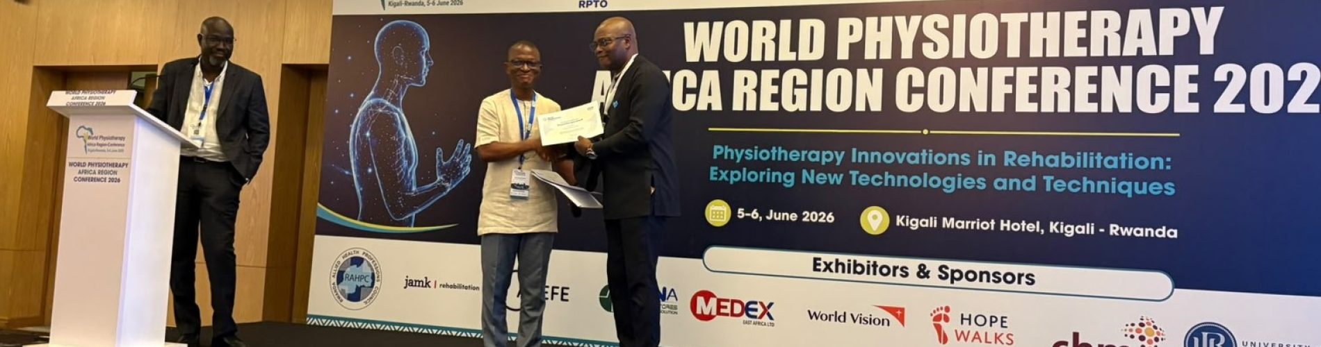 Nigerian Physiotherapist Prof Useh Wins Prestigious World Physiotherapy Africa Region Award