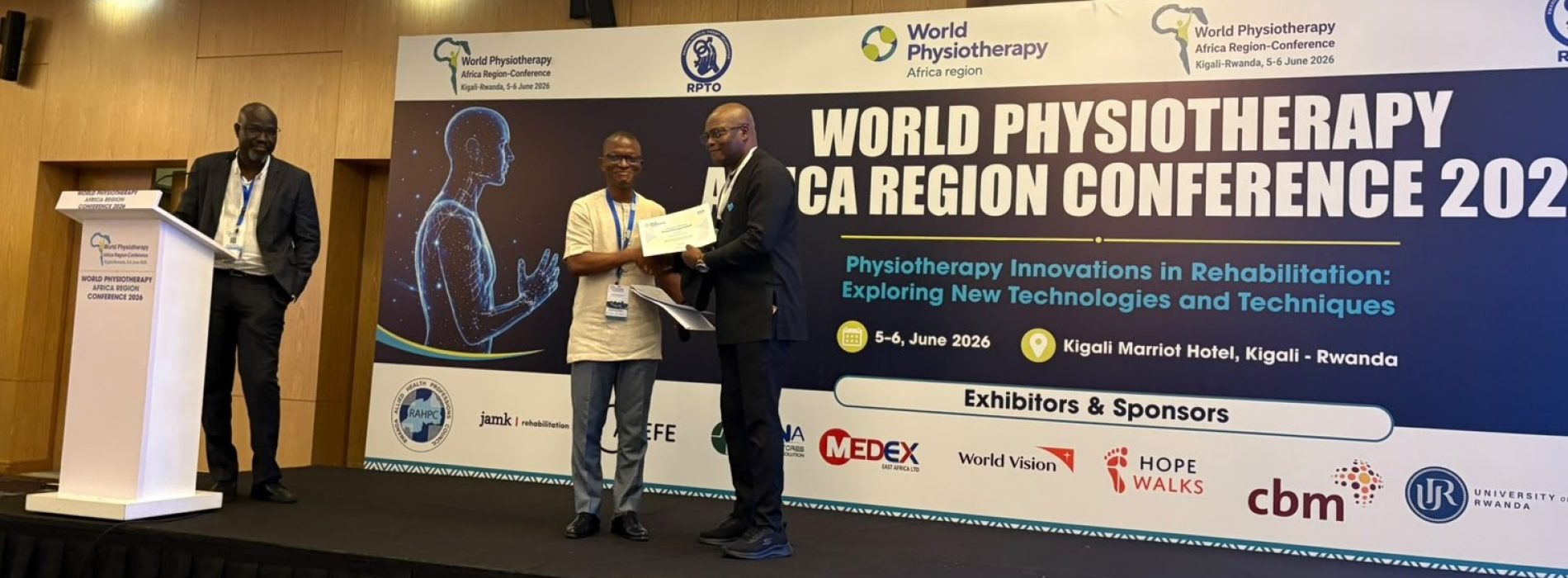 Nigerian Physiotherapist Prof Useh Wins Prestigious World Physiotherapy Africa Region Award