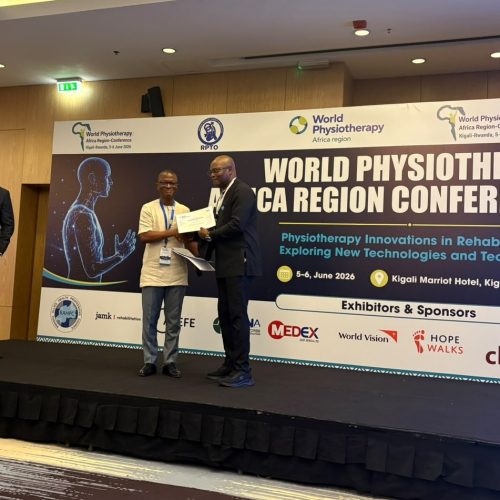 Nigerian Physiotherapist Prof Useh Wins Prestigious World Physiotherapy Africa Region Award